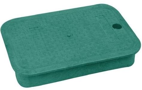 AEP Valve Box Rectangle 10 in. x 15 in. x 12 in.H Green 